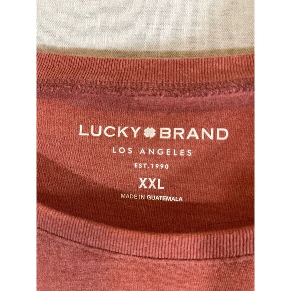 Lucky Brand Women’s XXL Pink Short Sleeve Graphic T-shirt - Picture 2 of 8